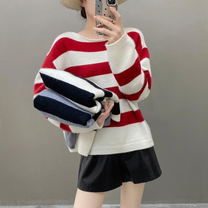 Qinghe 100% Pure Cashmere Women's Sweater - Ultra Soft Luxury Winter Pullover