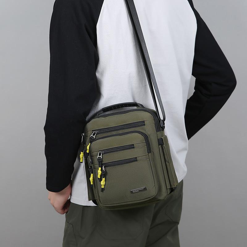 Oxford Men Crossbody Bag Single Shoulder Bags Big Capacity Storage Fashion Multi-Pockets Business Trip Cross-body Bags Day pack