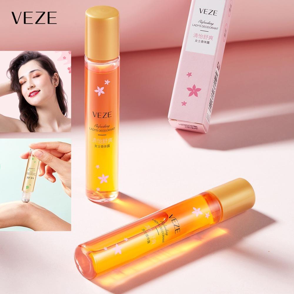 10ML Refreshing Women's Body Lotion, Refreshing and Elegant Fragrance, Long-lasting Fragrance, Small and Portable, Ball-shaped Perfume Liquid