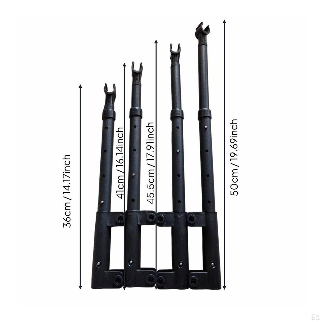 4 Pieces Wagon Table Support Rods Easy Assembly for Outdoor