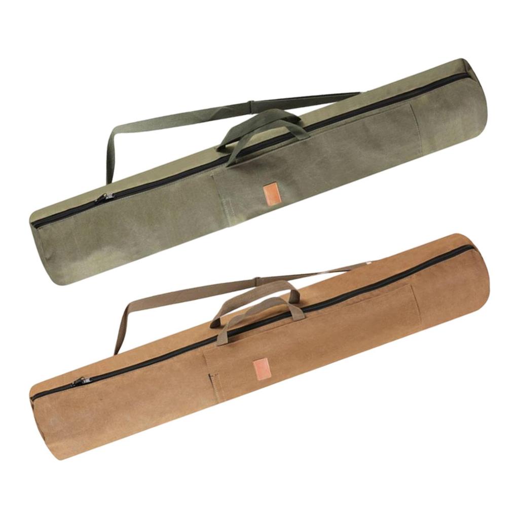 Fishing Rod Bag Travel Carrier Fishing Pole Reel Storage Bag Adjustable Shoulder Strap for Outdoor