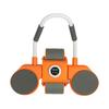 Automatic Rebound Abdominal Exercise Roller with Timer Orange Double Wheel Abdominal Roller for Home Gyms