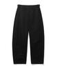COSTUME O’CLOCK Cotton Washed Curved Pants Black Coospt251Black