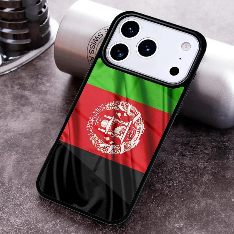 Custodia per Telefono Bandiera Afghanistan Afghanistan Libertà Per iPhone 17 16 15 14 13 12 11 Pro Max Plus 17Air Copertura Morbida in Silicone