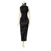 30cm Silicone Doll Cheongsam Costume: Elastic Soldier Dress-Up Outfit for 6-Point Dolls