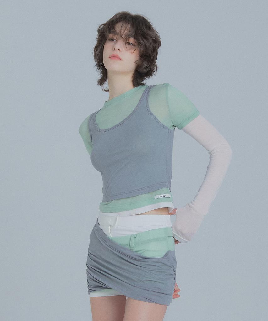 Peulaentigseobiseu Triple Layered Long Sleeve - Grey