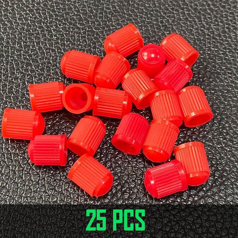 10/20/30/50/100Pcs TPMS Tire Valve Caps with Rubber Seal Plastic Wheel Caps Covers for TPMS Nipple Caps Car Tyre Accessories