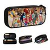 Luffy One Piece Tony Tony Chopper  Cute Pencil Case Large Storage Brook Usopp Franky Nami  Pencil Pouch Students Stationery