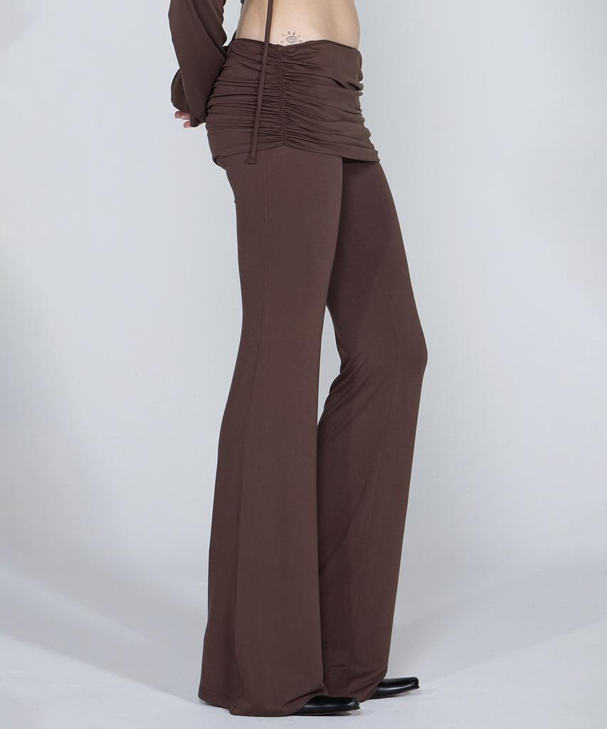 SCULPTOR Jersey Lowrise Track Pants Brown
