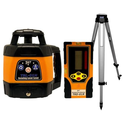 Rotating Laser Level TRL-01H with Receiver and Tripod, Wide Range of 600m, Rotating Laser, Self-Leveling Laser Level, Level Planer, Leveling, Surveyin