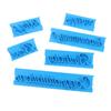 1 Set Cake Baking Molds Letter Cookie Press Stamp Fondant Mould Cake Decoration