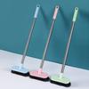 Long Handle Floor Scrub Brush Hangable Cleaning Brush  for Bathroom Floor Tile Gap Sink Drain