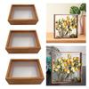 Fotorahmen Rustikal DIY Geschenk Gepresste Holzblume Andenkenbox Basteln