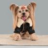 Windproof Feature Pet Winter Coat Fur Lining Warm Pet Clothes Warm Fur Jacket  For Dogs