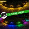 1/2/4pcs New Solar Energy Hollow Projection Lawn Lamp Courtyard Waterproof LED Landscape Lamp Outdoor Garden Floor Insertion Lamp Holiday Lighting