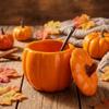 Ceramic Soup Bowl with Lid Spice Jar Kitchen Accessories Pumpkin Bowl  Halloween