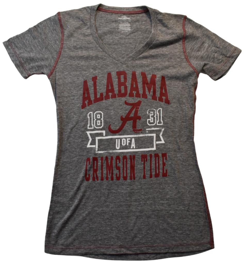 Pro Edge Juniors Alabama Crimson Tide 1831 U of A Shirt New M, L