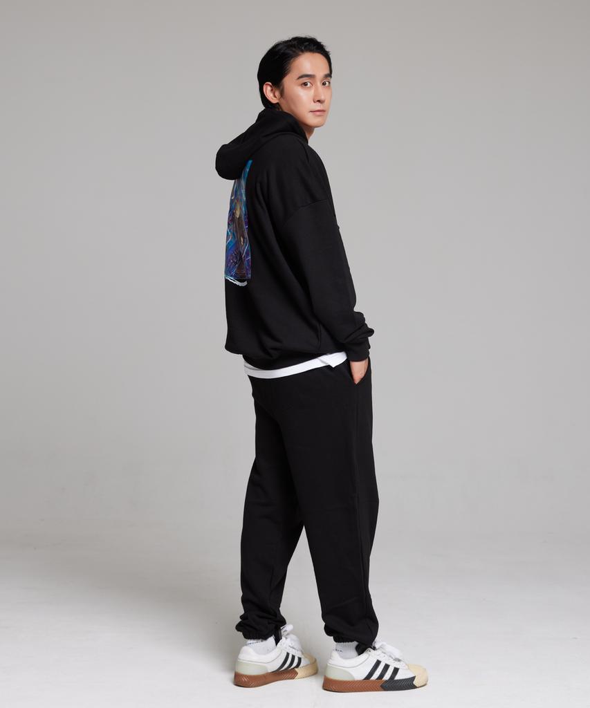 CREAM SODA LAB Lab Nno1 Logo Training Jogger Pants Black