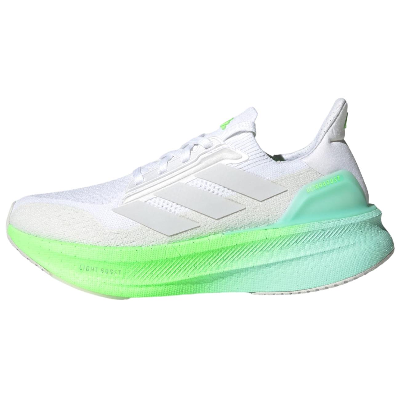 adidas Ultra Boost 5X Cloud White Dash Grey Lime Burst (Women s) 36.5