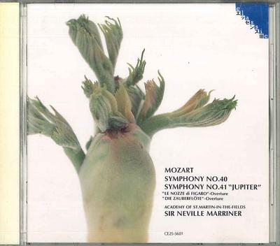 CD SIR NEVILLE MARRINER - Mozart Symphony No.40 Symphony No.4 CE255601 EMI Japan Classical Used