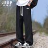 JEEP SPIRIT Men's Lightweight Loose Straight Leg Casual Pants