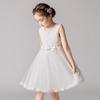 Girls Princess Dress Sleeveless Lace Tulle Tutu Wedding Party Performance Birthday