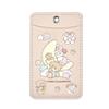Mikko Cute Japan Cartoon Card Holder 2024: Soft Leather Double Slot for Girls' Campus and Meal Cards