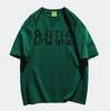 Heavy cotton cartoon fun short-sleeved T-shirt men's and women's summer new loose design niche half-sleeved top tide