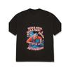 Men's White T-Shirt Car Mechanic Cartoon Print Hands In Oil Head In Grease I Love Cars Graphic Tee Casual Streetwear Top