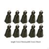 10Pcs Small Bronze Bell Vintage Tinkle Bells Gift Crafts Mini Hanging Decoration Door Wind