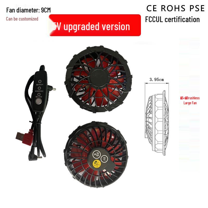 

Unisex Air-Conditioned Cooling Fan Work Jacket L/XL