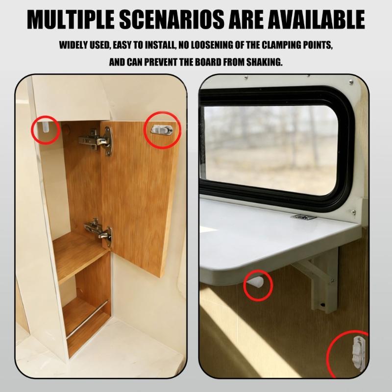 Door Stoper Clip Secure Holder Clip Trailer Modified Accessory for Caravans Motorhomes Nylon Buckle Door Retainer Catches