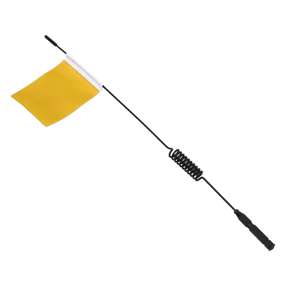 Model L29cm Simulation Signal Line with Flag for RC Climbing Car(Yellow)