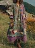 European and American new shirts, dresses, bohemian vacation style pendulum skirts, printed dresses
