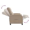 Recliner Chair Cappuccino Faux Leather
