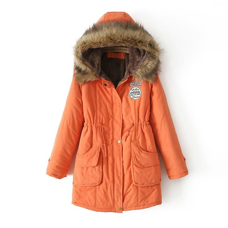 Manteau long à capuche en laine d'agneau style coréen grande taille pour femme - Hiver 2023
