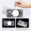 Black Coat Panda Pattern Case For iPhone 17 Pro Max Magnetic For Magsafe Silicone Cover For iPhone 16 Pro Max Funda iPhone 15 14 13 12 11 16E Air