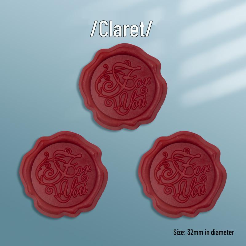 Vintage-Style Sealing Wax Stamp Stickers for Invitations & Greeting Cards