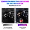 IYWD1 2Pcs Car Door Projector Lamps Welcome Lights Accessories For Kia KN GT-Line Sportage Ceed Rio Picanto Sorento Soul Cerato Venga