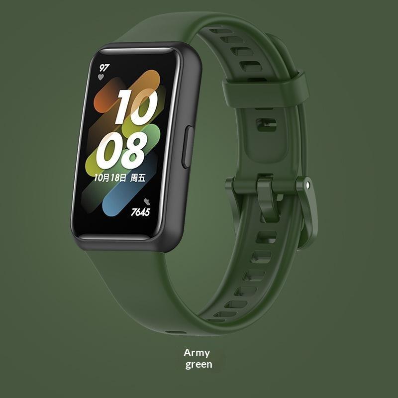 Silicone Replacement Band For Band 7 Soft Breathable Lightweight For Daily Wear Sports Fitness