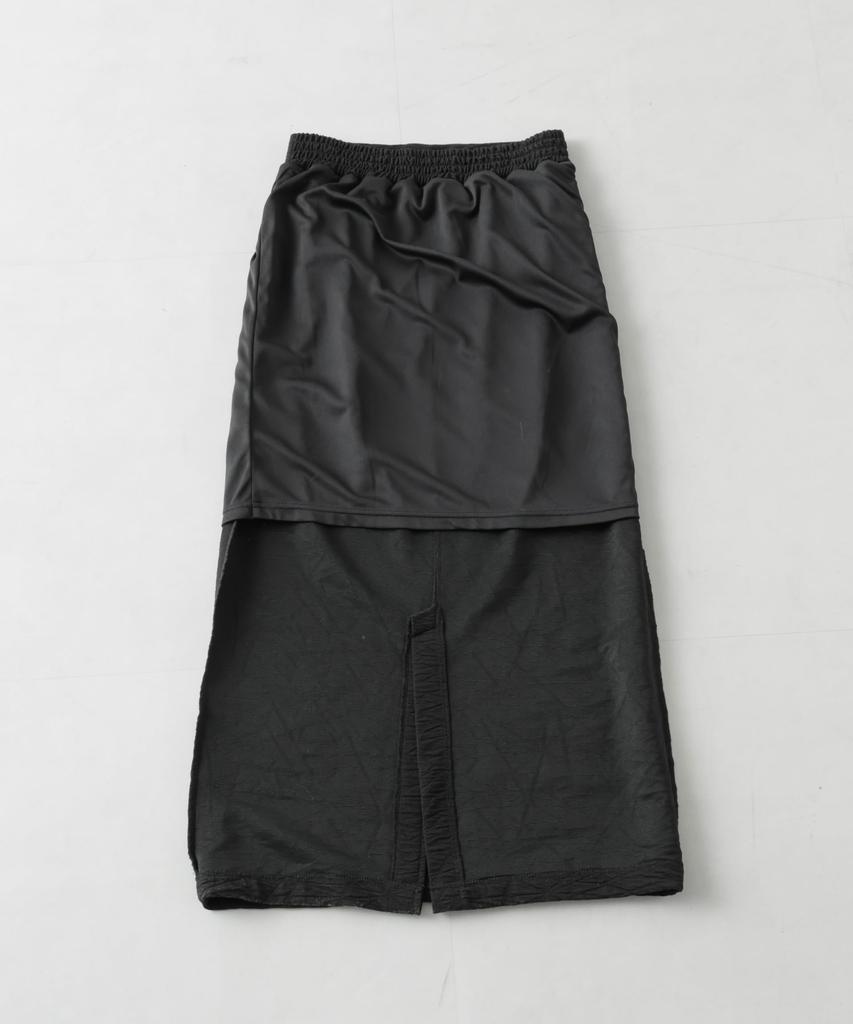 Nano Universe Fukure Jacquard Cut Narrow Skirt be paired with other F 037 Ivory Women's (Can items) 673-5130300