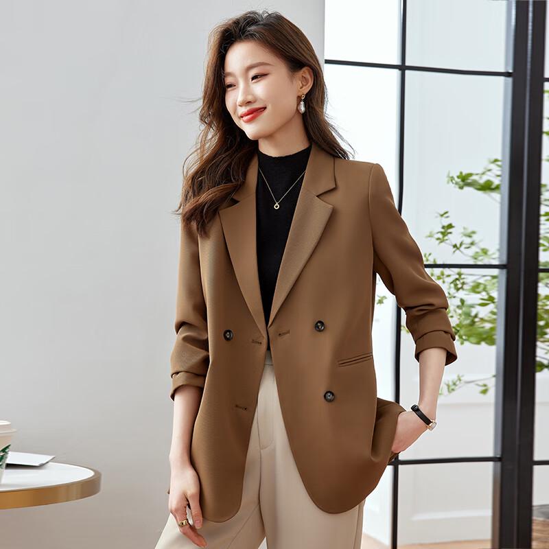 Women's Loose Fit Suit Trench Coat