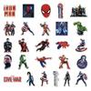52Pcs Marvel Superhero Stickers, Captain America & Iron Man Waterproof Decals, DIY for Luggage, Phone, Tablet, Laptop, Water Bottle