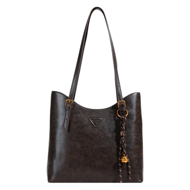 2025 New Tote Bag Women's Senior Sense Simple Commuter Shoulder Bag