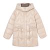 Women's Mid-Length Hooded Lace Pocket Down Jacket - 2025 Winter Slim Fit White Duck Down Coat