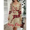 Women Long Sleeve Mini Dress Casual Slim Party Dress
