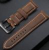 Premium leather Watch Band for Men Women 22mm 24mm 26mm Crazy-Horse leather Watch Strap Replacement Belt bracelet