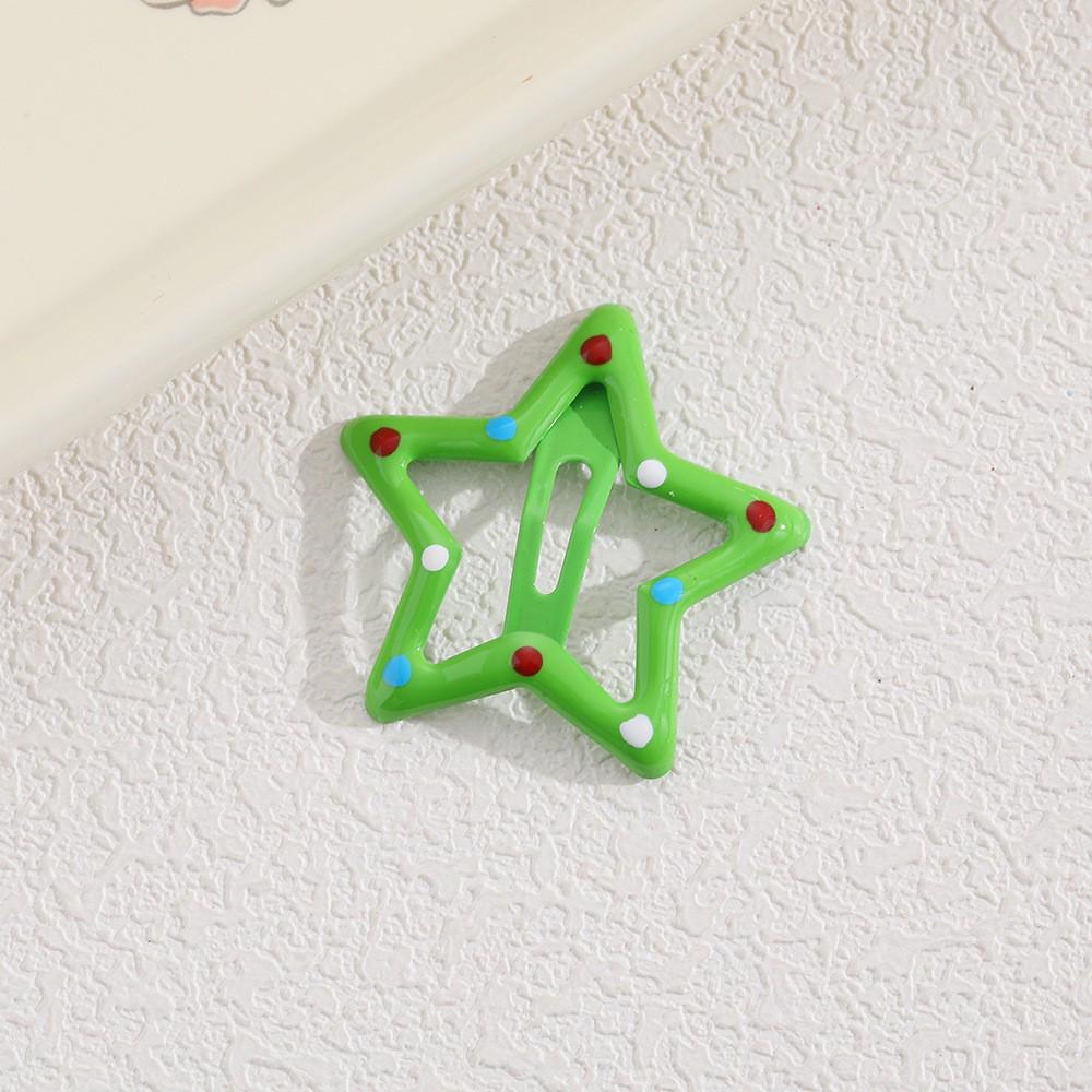 Children's Candy Color Star Hair Clips - Small Size BB Bangs Accessories