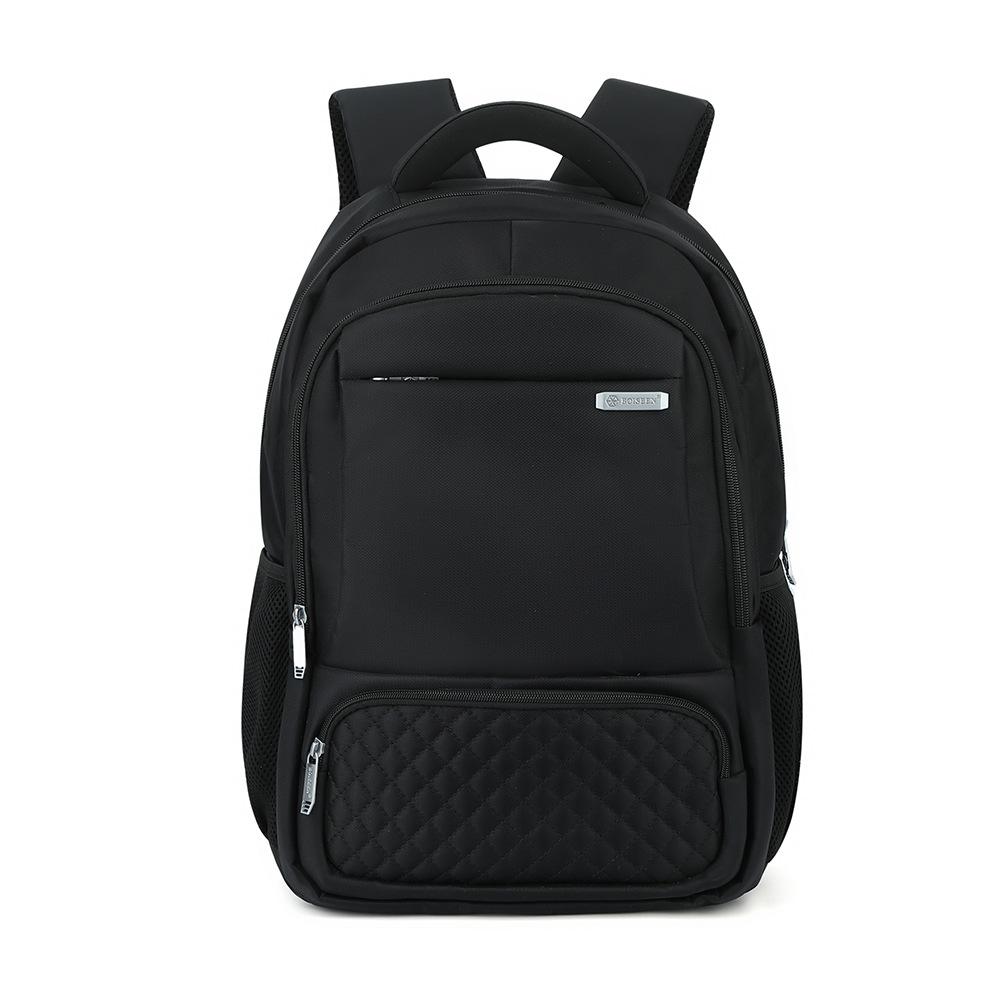 

Мужской многофункциональный водонепроницаемый рюкзак для ноутбука с двумя плечами, модная дорожная сумка для отдыха на открытом воздухе, молодежная черная школьная сумка чёрный