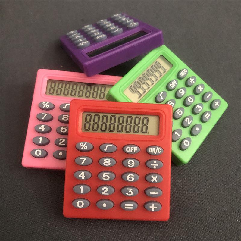1Pcs Boutique Stationery Small Square Calculator Personalized Mini Candy Color School and Office Electronics Creative Calculator